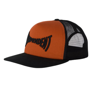 Independent Skateboard Trucks Hat Span Mesh Trucker Brown/Black