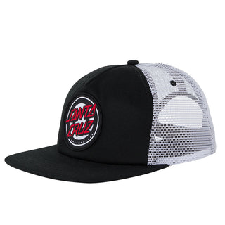 Santa Cruz Skateboards Hat Rob Roskopp Target Dot Mesh Trucker Black/White