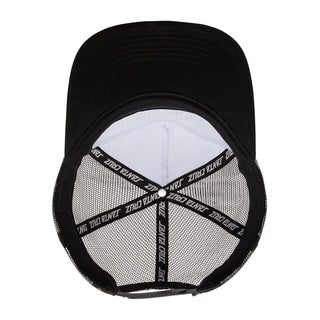 Santa Cruz Skateboards Hat Rob Roskopp Target Dot Mesh Trucker White/Black