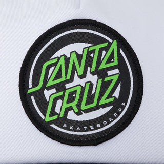 Santa Cruz Skateboards Hat Rob Roskopp Target Dot Mesh Trucker White/Black