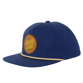 Santa Cruz Skateboards Hat Reverse Dot Eco Snapback Eco Navy