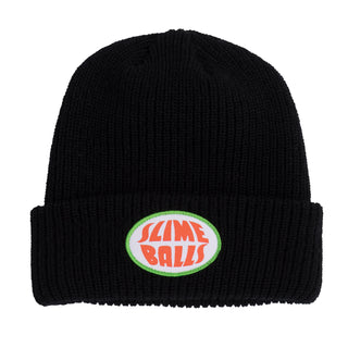 Slime Balls Wheels Beanie SB Oval Black