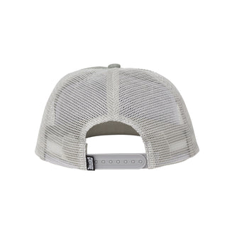 Creature Skateboards Hat Bonehead Flame Mesh Trucker Mid Profile Grey