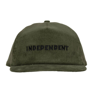 Independent Trucks Skateboard Hat Beacon Snapback Olive
