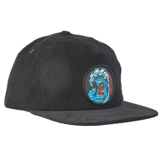 Santa Cruz Skateboards Hat Screaming Wave Snapback Black