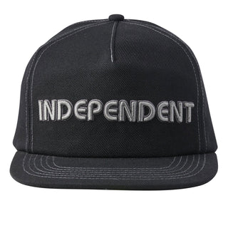 Independent Trucks Skateboard Hat Groundwork Snapback Black OS