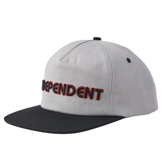 Independent Trucks Skateboard Hat Groundwork Snapback Grey/Black OS