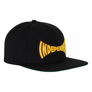 Independent Trucks Hat Spanning Snapback Structured Black