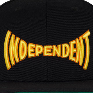 Independent Trucks Hat Spanning Snapback Structured Black