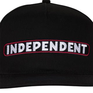 Independent Skateboard Hat BTG Speed Bar Black OS