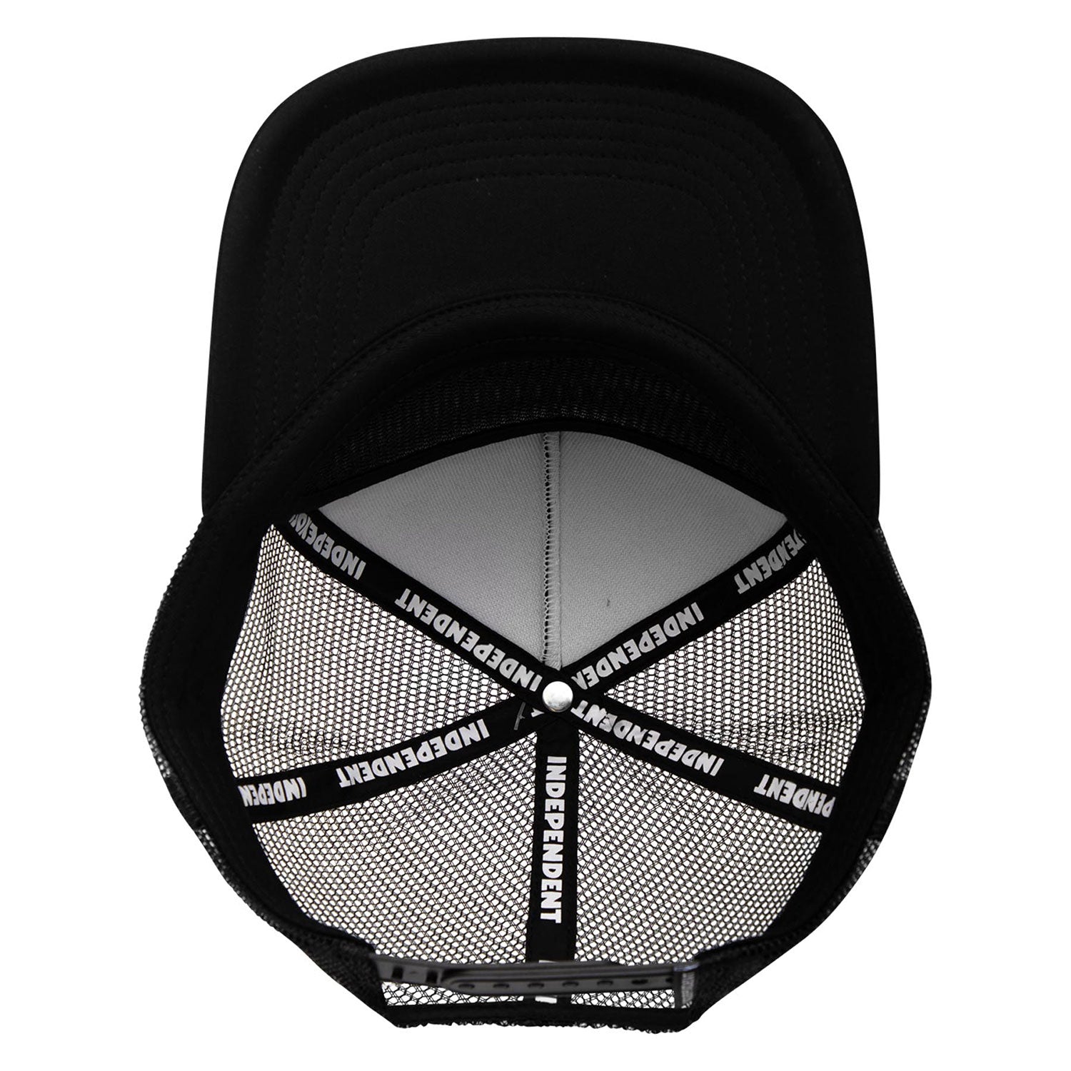 Independent Trucks Hat Skull Span Mesh Trucker Black – TGM