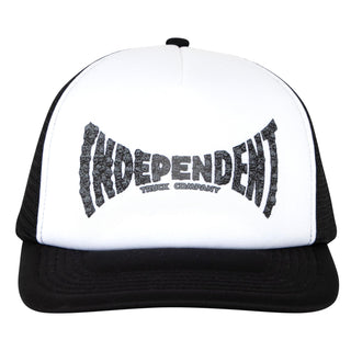 Independent Trucks Hat Skull Span Mesh Trucker White/Black