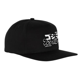 Santa Cruz Skateboards Hat Godzilla vs Snapback Black