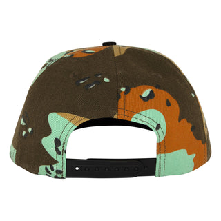 Santa Cruz Skateboards Hat Cruz Label Snapback Rich Camo