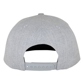 Santa Cruz Skateboards Hat Cruz Label Snapback Heather Grey/White/Silver