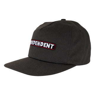 Independent Trucks Hat Bar Logo Snapback Cement