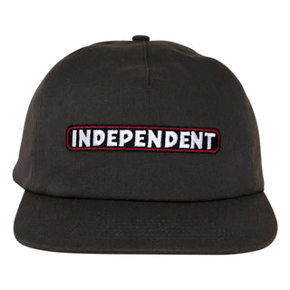 Independent Trucks Hat Bar Logo Snapback Cement