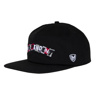 Independent Trucks Hat Lance Mountain Ransom Snapback Black