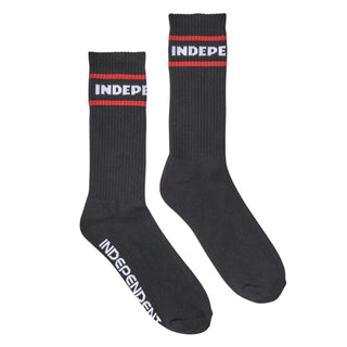 Independent Socks ITC Streak Crew Black