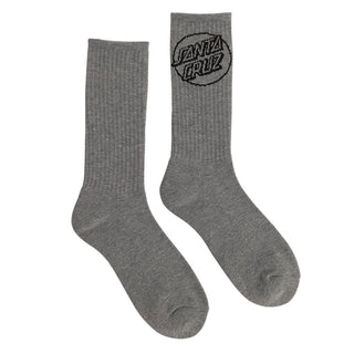 Santa Cruz Skateboards Socks Opus Eco Dot Crew Eco Gunmetal Heather