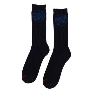 Santa Cruz Skateboards Socks Most Radiant Dot Crew Black