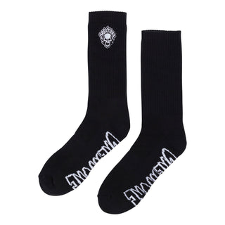 Creature Skateboards Socks Bonehead Flame Crew Yellow/Green Fade