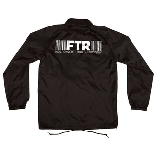 Independent Truck Co Coat FTR Barcode Coach Windbreaker Black