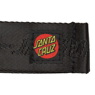 Santa Cruz Skateboards Belt Classic Street Strip Web Black