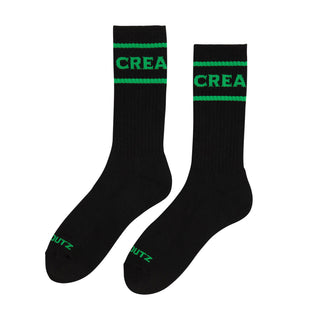 Creature Skateboards Socks Burnoutz Crew Black