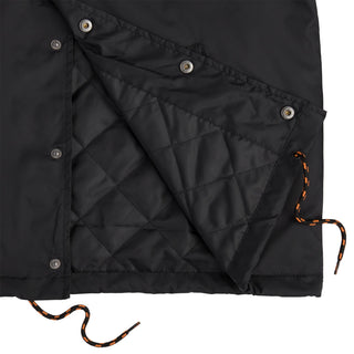 Santa Cruz Skateboards Coat Thrasher Flame Dot Coach Jacket Black