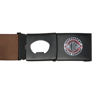 Independent Skateboard Belt BTG Summit Web Brown  OS