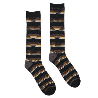 Independent Trucks Skateboard Socks Wired Mid Crew Black Stripes