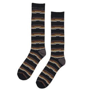 Independent Trucks Skateboard Socks Wired Mid Crew Black Stripes