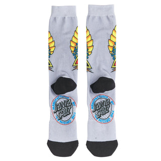 Santa Cruz Skateboards Socks Natas Screaming Panther Dress Grey