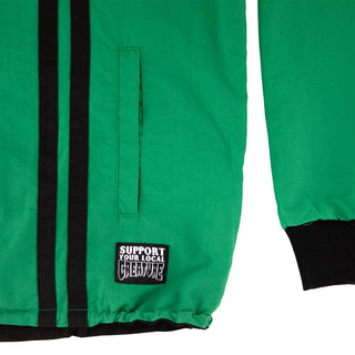 Creature Skateboards Coat Crash and Burn Reversible Jacket Black/Green