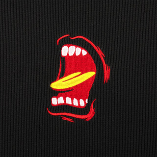 Santa Cruz Skateboards Longsleeve Screaming Thermal Black