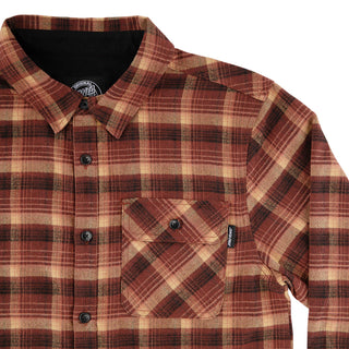 Santa Cruz Skateboards Longsleeve Classic Flannel Red Plaid