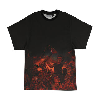 Creature Skateboards Shirt Cannibal Corpse Ringer Black