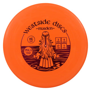 Westside Disc Golf BT Soft Maiden Putter 3/4/0/1 Orange/Magenta 173 grams
