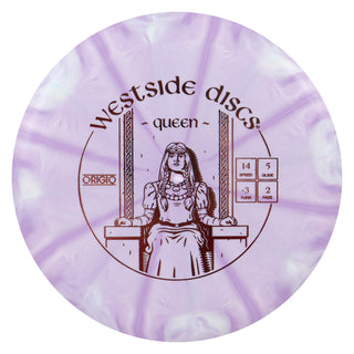 Westside Disc Golf Origio Burst Queen Distance Driver 14/5/-3/2 Purple/Rose Gold 173 grams