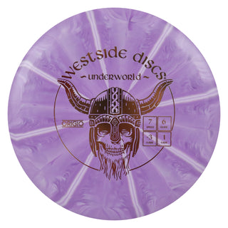 Westside Disc Golf Fairway Driver Origio Burst Underworld 7/6/-3/1 Purple/Gold 173 grams