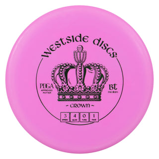 Westside Disc Golf BT Medium Crown Putter 3/4/0/1 Pink/Green 173 grams