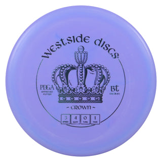 Westside Disc Golf BT Medium Crown Putter 3/4/0/1 Purple/Slate 174 grams