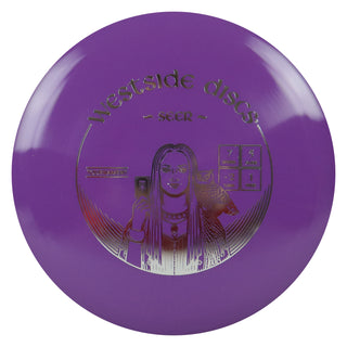 Westside Disc Golf Tournament Seer Fairway Driver 7/5/-2/1 Purple/Silver 173 grams