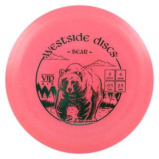 Westside Disc Golf VIP Air Bear Fairway Driver 8/6/-0.5/2.5 Pink/Green 163 grams