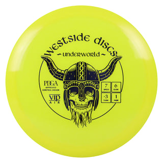 Westside Disc Golf VIP Air Underworld Fairway Driver 7/6/-3/1 Yellow/Indigo 156 grams