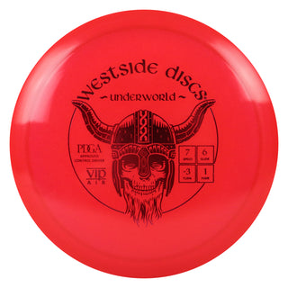 Westside Disc Golf VIP Air Underworld Fairway Driver 7/6/-3/1 Red/Red 157 grams