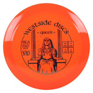 Westside Disc Golf VIP Queen Distance Driver 14/5/-3/2 Orange/Turquoise 174 grams