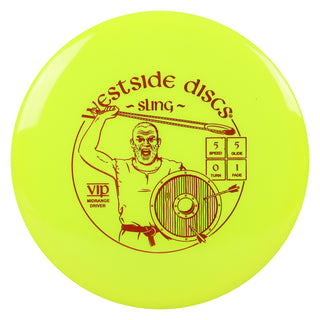 Westside Disc Golf VIP Sling Midrange Disc 5/5/0/1 Yellow/Orange 178 grams