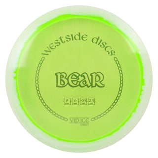 Westside Disc Golf VIP Ice Orbit Bear Fairway Driver 8/6/-0.5/2.5 Green/Olive 176 grams